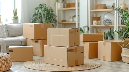 Domestic Relocation: Living Room Disarray