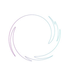 Obraz premium Linestroke Spiral Gradient shape