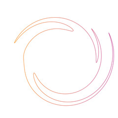 Linestroke Spiral Gradient shape