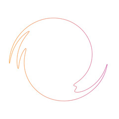 Linestroke Spiral Gradient shape