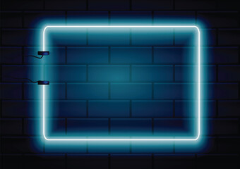 thin lines or neon frames for your design.