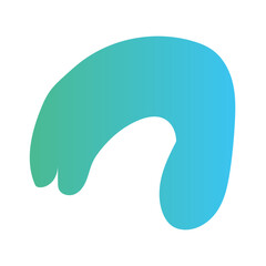 Hand Drawn Organic Gradient Shapes