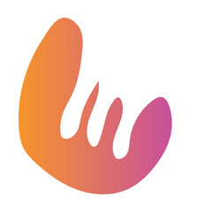 Hand Drawn Organic Gradient Shapes