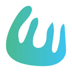 Hand Drawn Organic Gradient Shapes