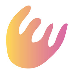 Hand Drawn Organic Gradient Shapes