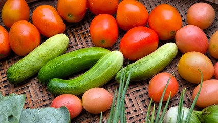 Fresh vegetables, natural food for cooking
