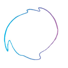 Brushstroke Spiral Gradient shape