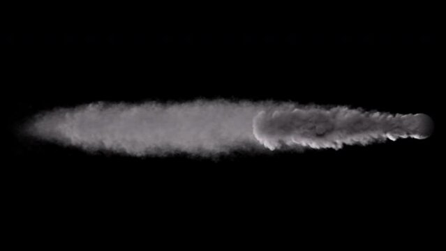 loop animation a gray smoke. alpha channel smoke , vapor , fog , clouds - composite, 4K, realistic smoke clouds,