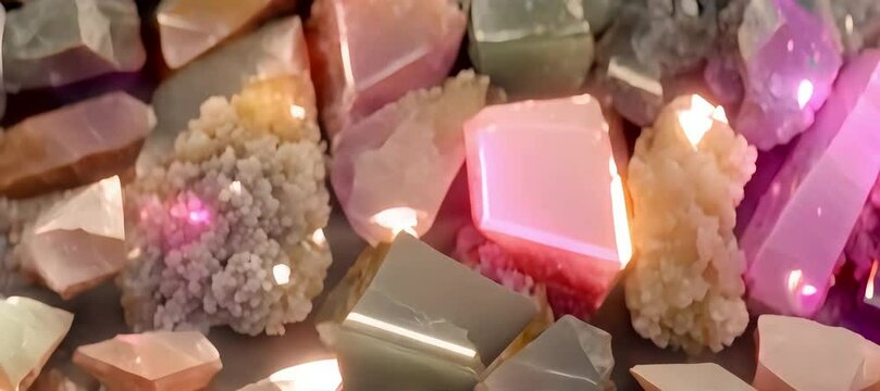 Discover rare minerals in vibrant hues