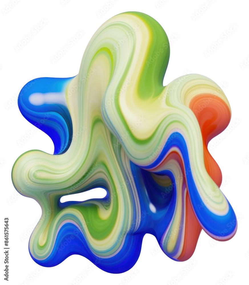 Poster png 3d render of abstract fluid shape represent of basic shape confectionery accessories accessory.