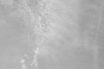 Gray sky with white clouds. Beautiful sky background and wallpaper. Concept Storm Clouds Raining.