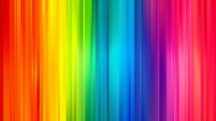 Obraz premium A rainbow is shown in full color, with each color distinctly visible. The rainbow appears to be a vibrant and cheerful scene, with the colors blending to create a sense of harmony