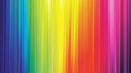 A rainbow is shown in full color, with each color distinctly visible. The rainbow appears to be a vibrant and cheerful scene, with the colors blending to create a sense of harmony