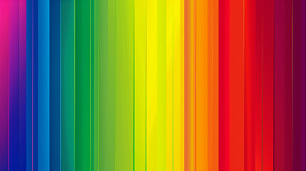 A rainbow is shown in full color, with each color distinctly visible. The rainbow appears to be a vibrant and cheerful scene, with the colors blending to create a sense of harmony