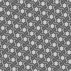 Ethnic ornament. Figures background. Ancient mosaic. Tribal backdrop. Tiles image. Embroidery wallpaper. Tribe motif. Geometric digital paper, web design, textile print. Seamless pattern. Vector work