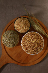 Indian Fresh Wheat With Brown Rice and Bajra