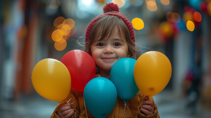 Obraz premium Celebrate Children's Day with joyful and colorful images of kids playing, learning, and enjoying special activities.
