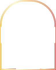 Obraz premium Gold frame luxury vector outline