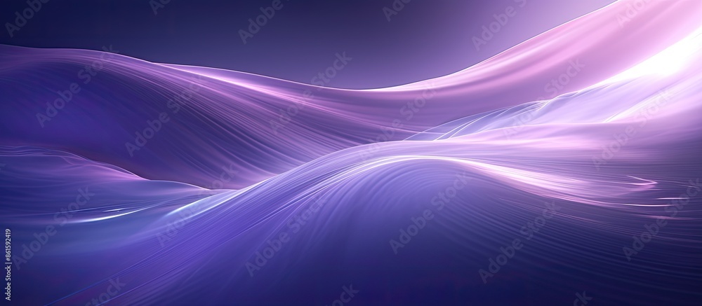 Poster shiny surface with motion blur effect, showcasing violet tones reminiscent of the 80-90s aesthetic. 