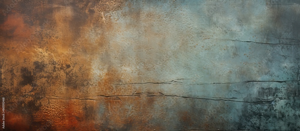 Aufkleber metallic background with grunge and scratched colors, offering copy space image.