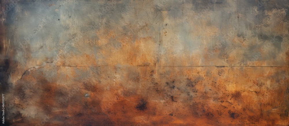 Poster Grungy background or texture in a rusty color with empty space for text or images. with copy space image. Place for adding text or design