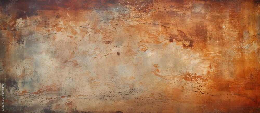 Poster Grungy background or texture in a rusty color with empty space for text or images. with copy space image. Place for adding text or design