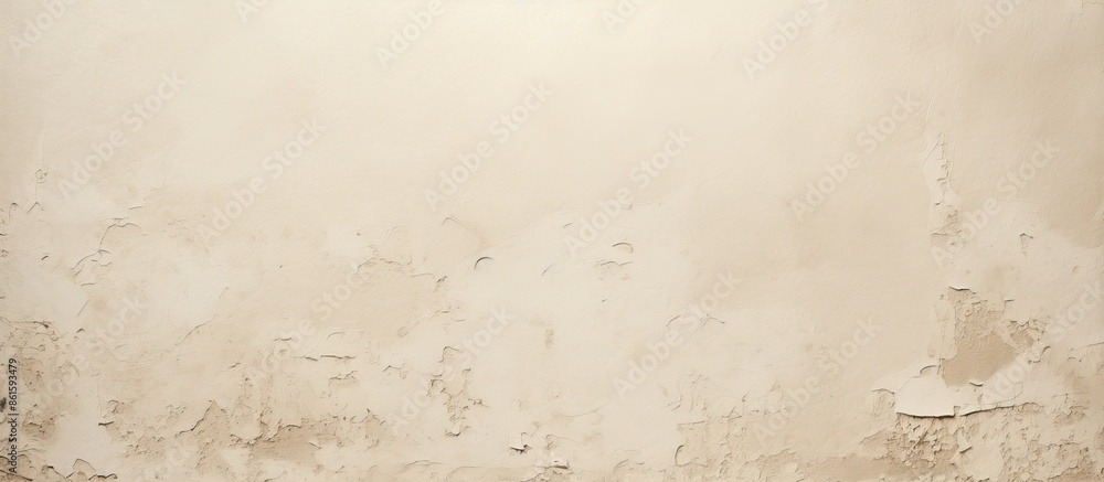 Aufkleber A textured blank white beige paper background with rough spots for inserting images. with copy space image. Place for adding text or design