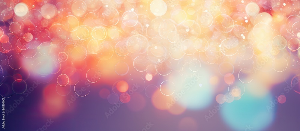Aufkleber Light bokeh background with abstract texture, ideal for copy space image.