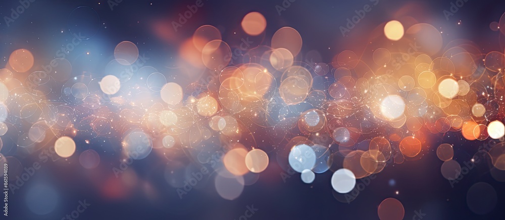Aufkleber Light bokeh background with abstract texture, ideal for copy space image.
