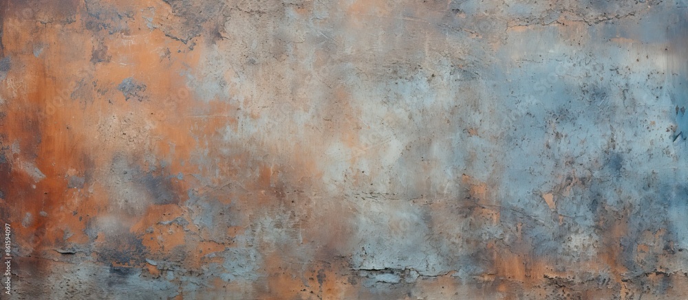 Aufkleber rustic metal surface with textured rust, perfect for background with copy space image.