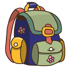 Illustration of a back in back to school concept