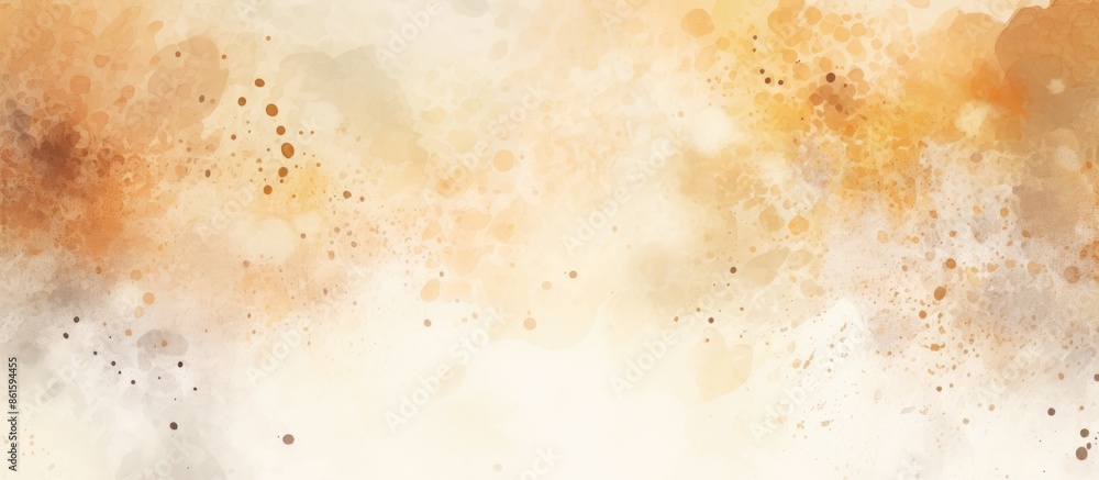 Poster light rough textured white paper background with spots, providing a blank copy space image in shades