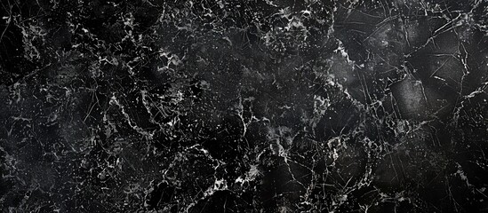 New classic granite background in perfect black color for design. High quality texture in extremely high resolution. with copy space image. Place for adding text or design