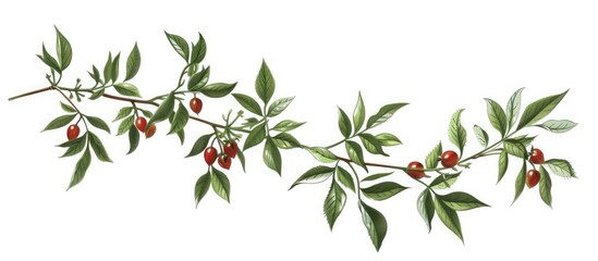 Gardening. Displanting butchers broom. with copy space image. Place for adding text or design