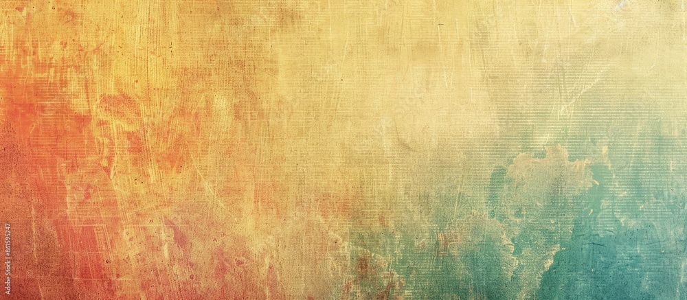 Poster Vintage retro Nepalese paper with a blurred abstract texture, providing a grungy old background perfect for adding text or images. with copy space image. Place for adding text or design