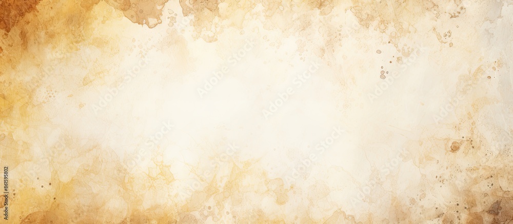 Poster light rough textured white paper background with spots, providing a blank copy space image in shades