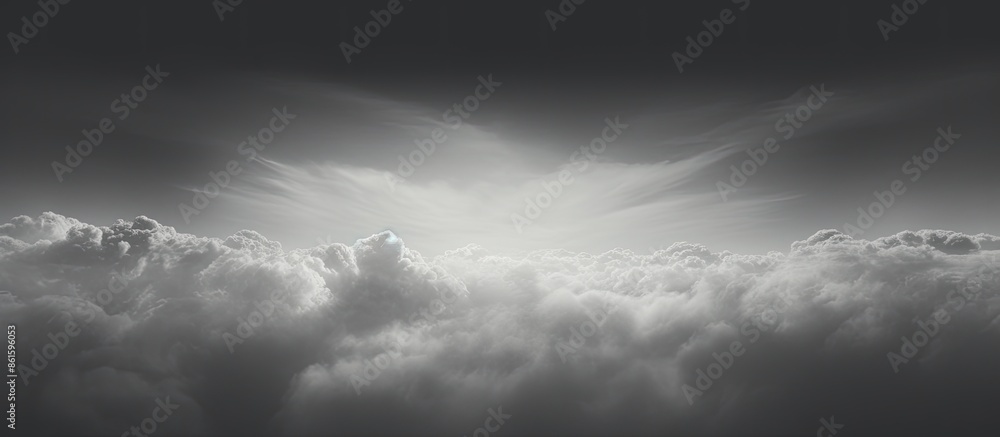 Aufkleber monochrome sky with copy space image.