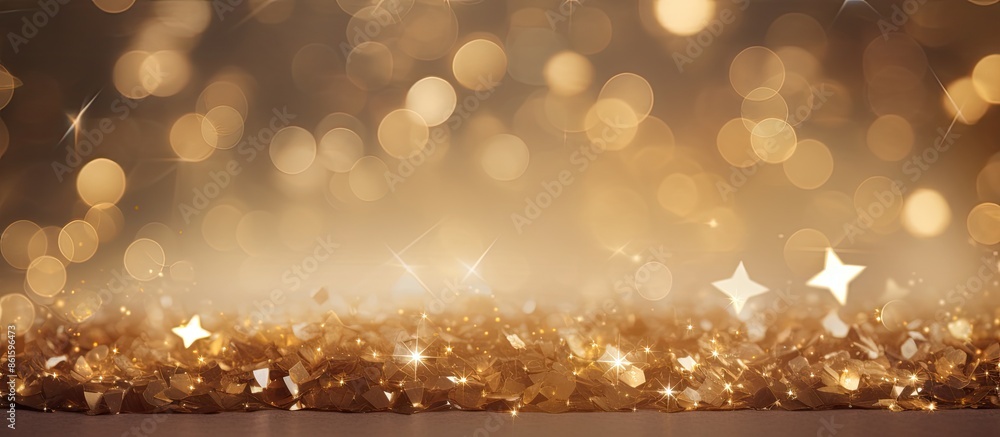 Poster abstract holiday background with copy space image for new year celebrations.