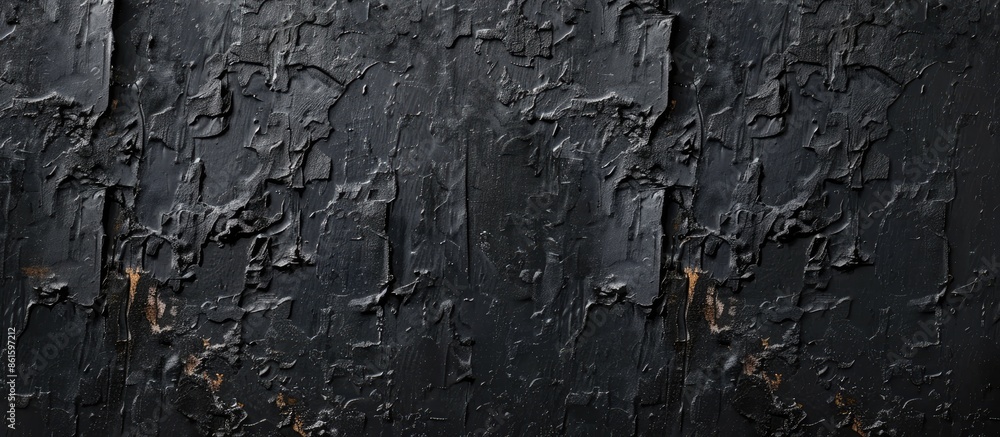 Poster abstract grunge black painted chipboard banner background with decorative texture and copy space ima