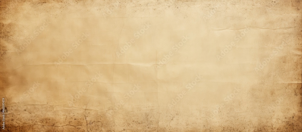 Poster texture of aged paper with wrinkles, providing an authentic look for backgrounds or designs. ideal f