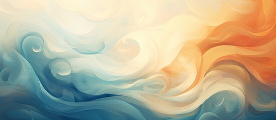 Obraz premium Background with swirling patterns, suitable for copy space image.