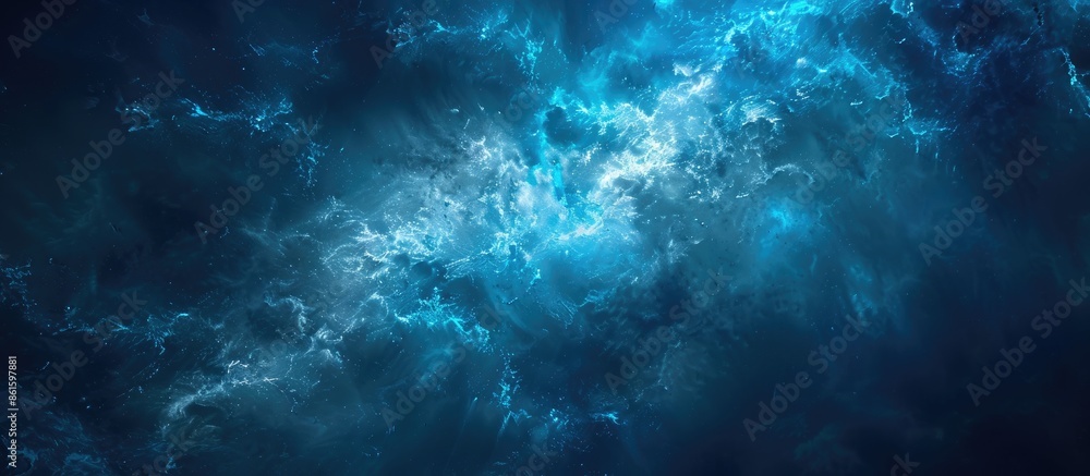Poster Blue dark background. Image includes a effect the black and blue tones. Abstract background. with copy space image. Place for adding text or design