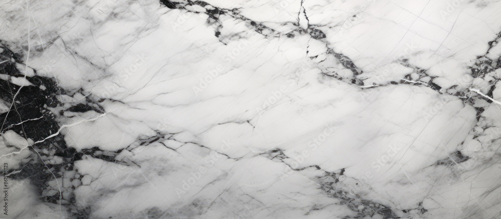 Fototapete marble abstract background in black and white with vignette texture for an ad with copy space image.