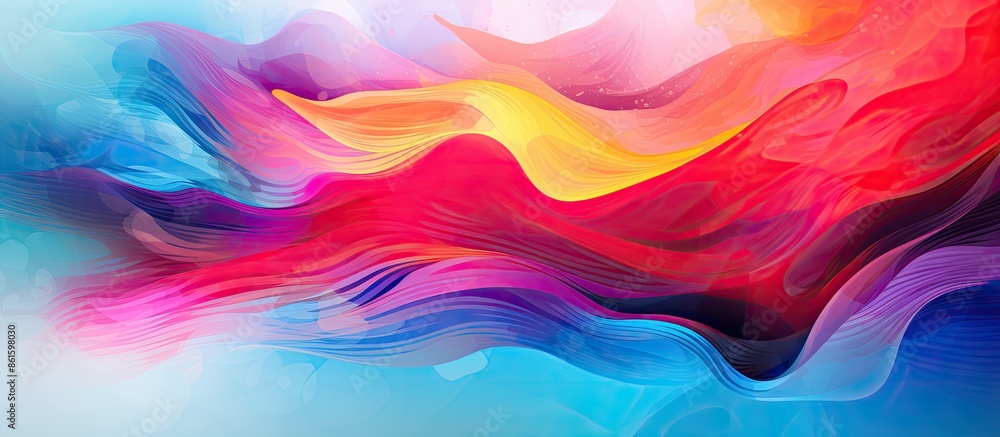 Aufkleber colorful abstract background with copy space image.