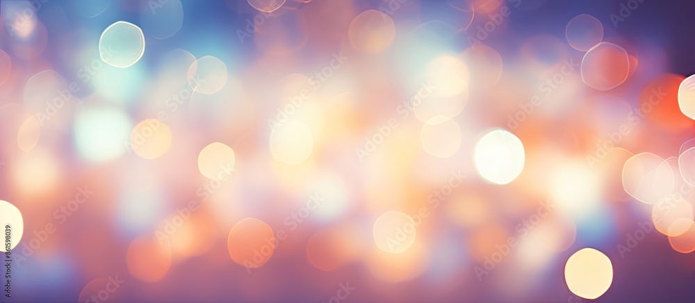 Aufkleber Background of soft blurred lights with abstract texture, suitable for copy space image.