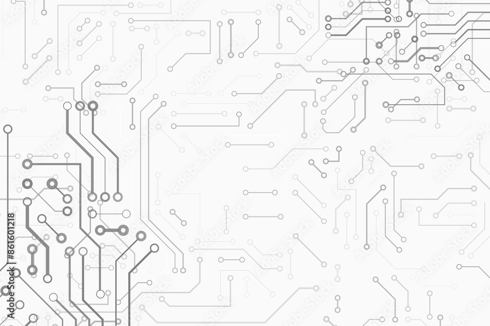 Poster computer circuit board texture. technology pattern. abstract illustration of silicon chip. digital t