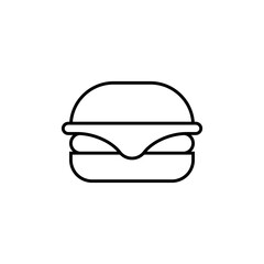 Burger Icon Illustration