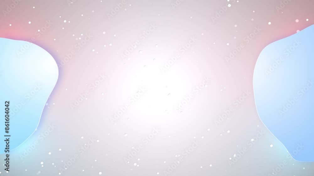 Poster geometric shapes wave lines technology corporate messages concept animation background. liquid morph