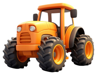 PNG Tractor vehicle transparent background.