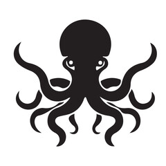 Sea Creatures Silhouette Icon Vector design 